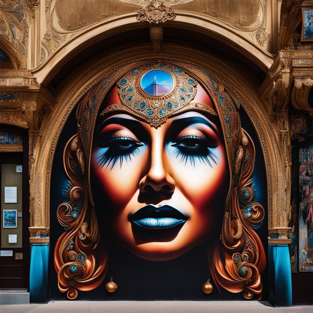 giant head seeking passionate glory in the midst of troubled times by