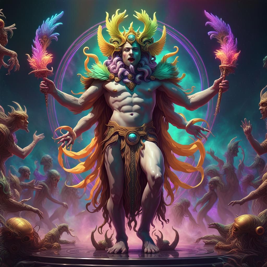 Dionysus, god of Olympus