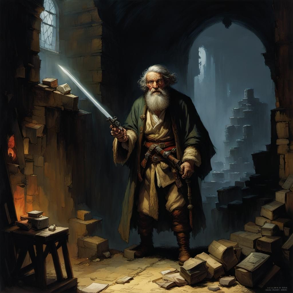 Grimdark by James Gurney and Rembrandt and Greg Rutkowski - AI ...