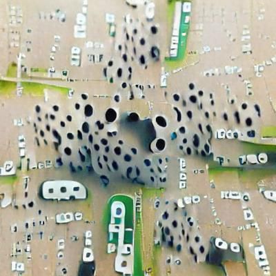 A city made of holes