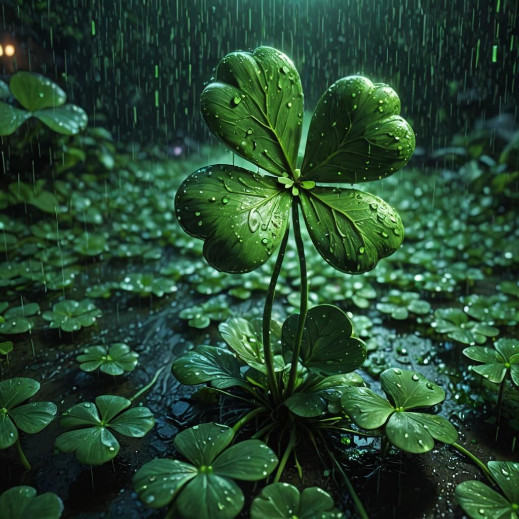 Four Leaf Clover  by @possom2009