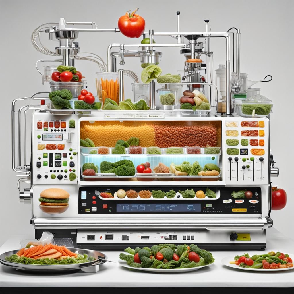 The food synthesizer (future machine)