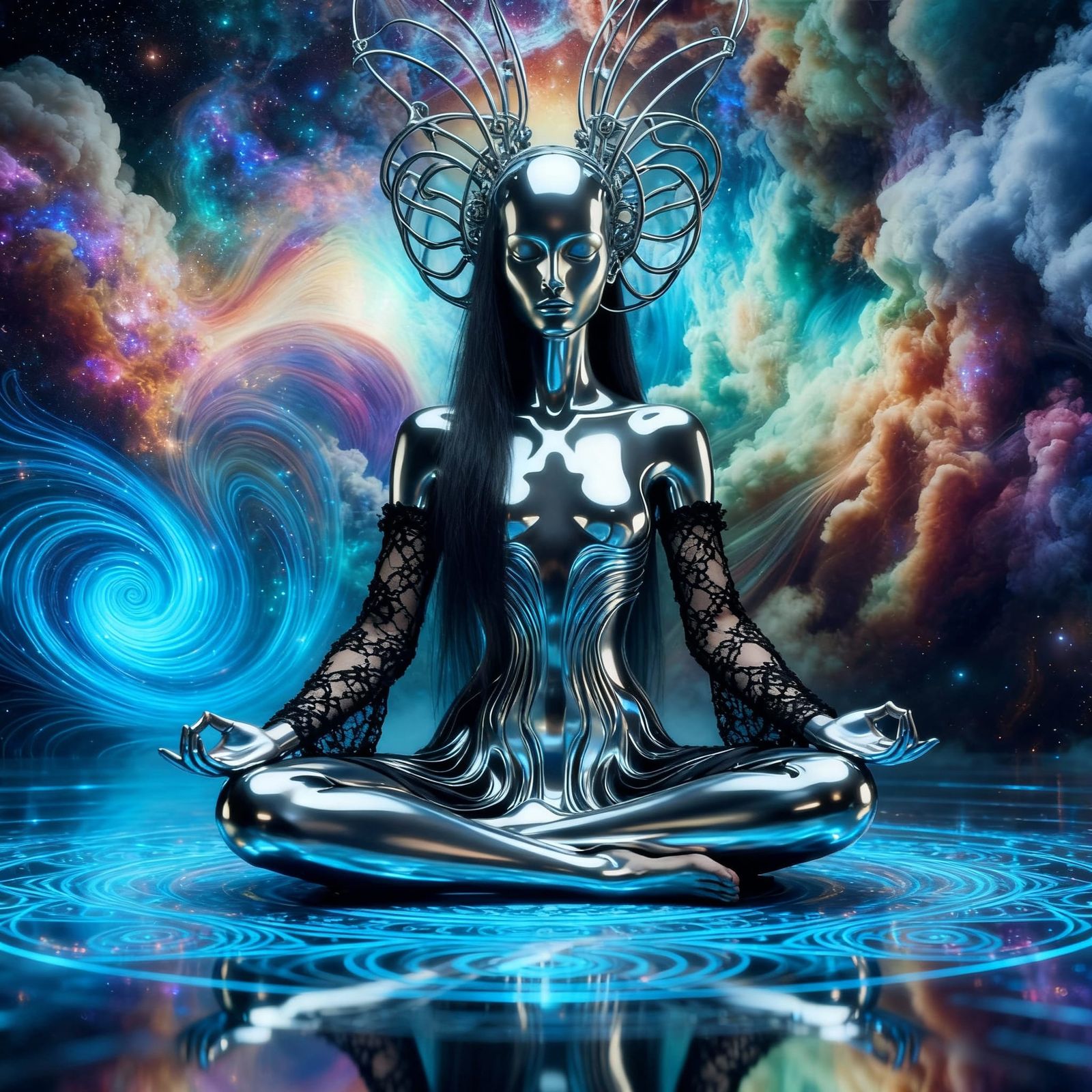 Merge me with other me so we are Divine Unity   by @DJ Paint