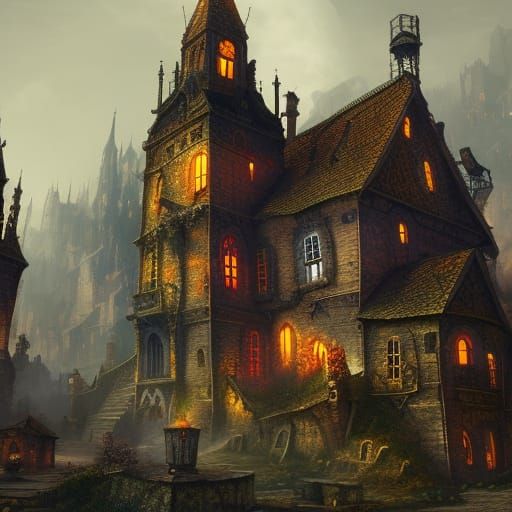 Gothic village  by @Igor Skoglund