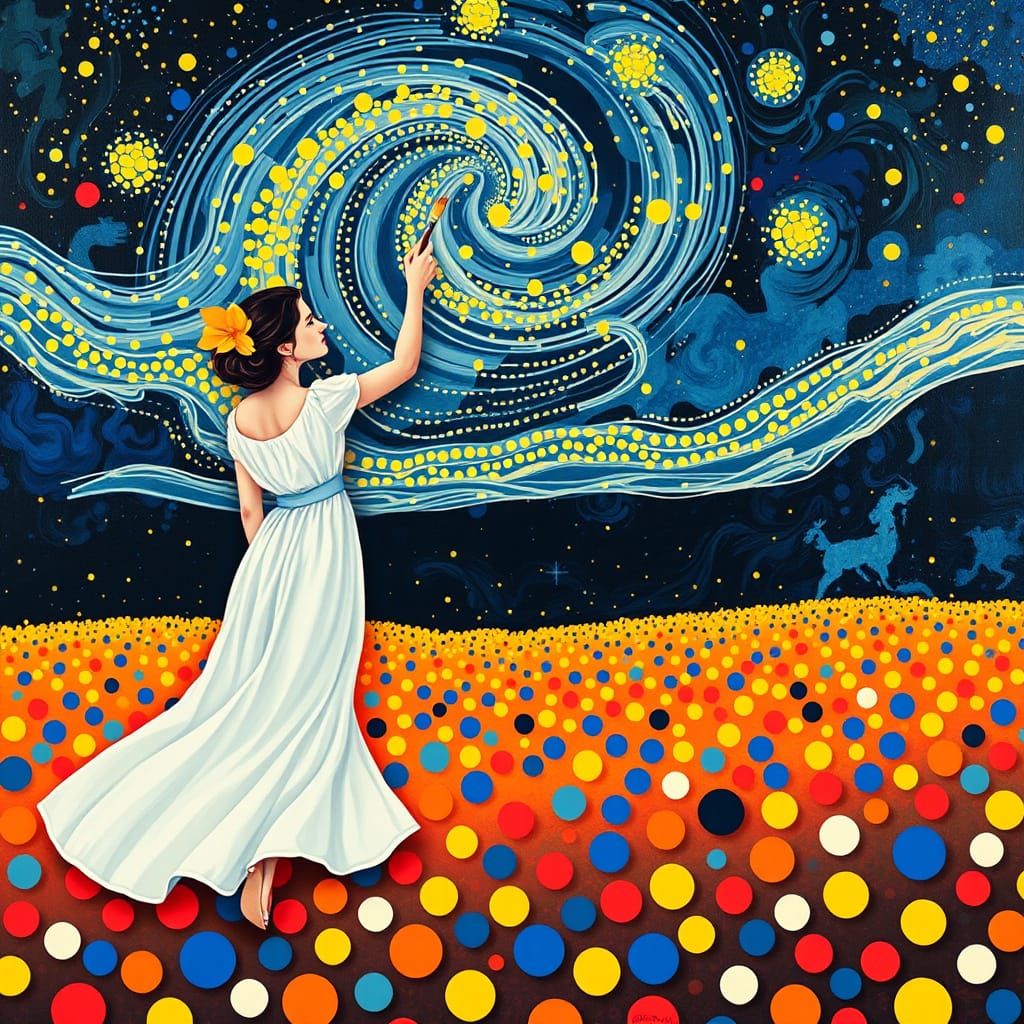 My dotted world  by @Dianaca