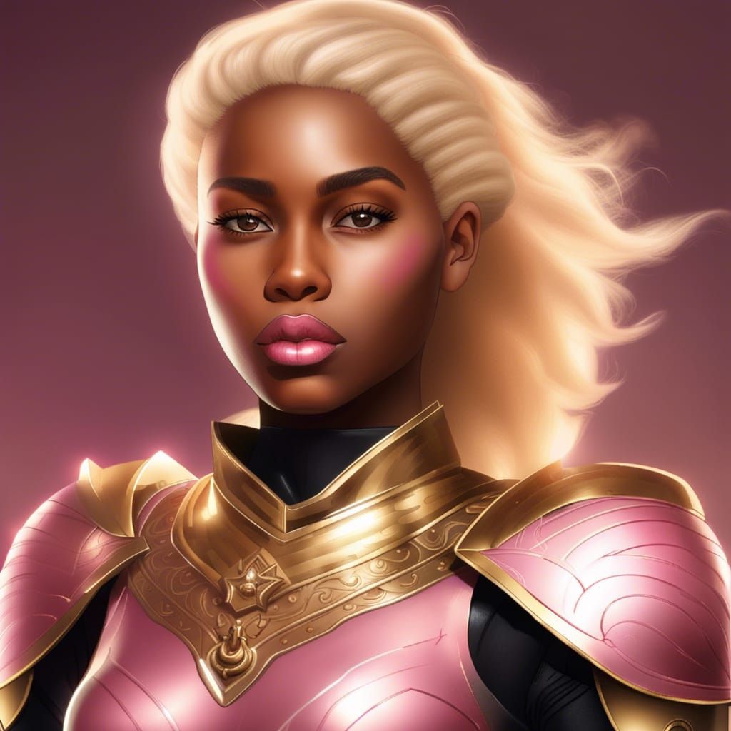 Gorgeous Asgardian Black Woman - AI Generated Artwork - NightCafe Creator