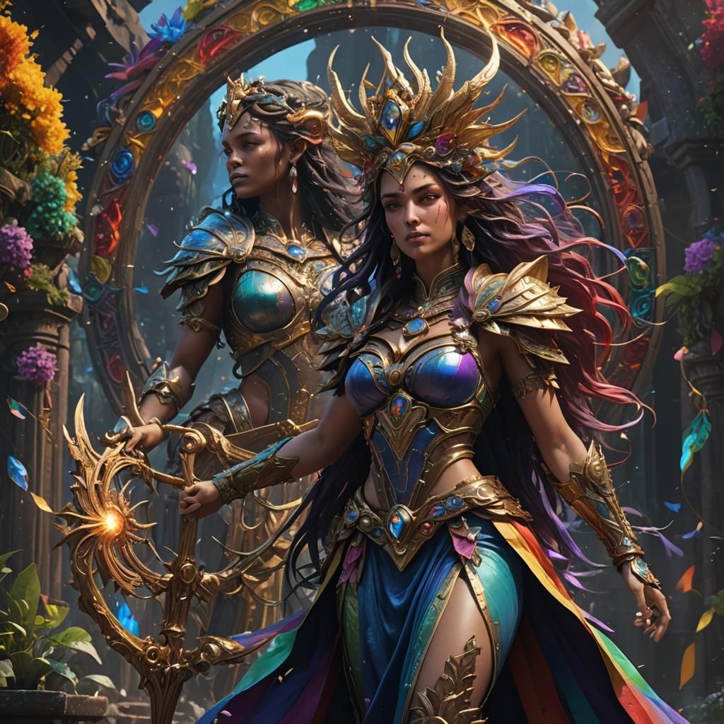goddess rainbow
