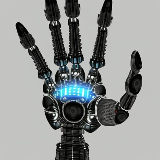 Robot hand   by @Coffee Cat