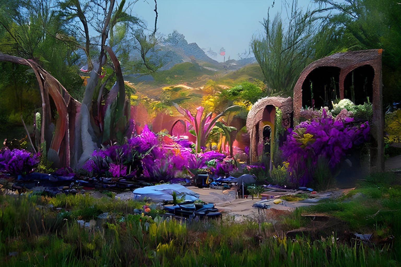 Garden in a Desert oasis