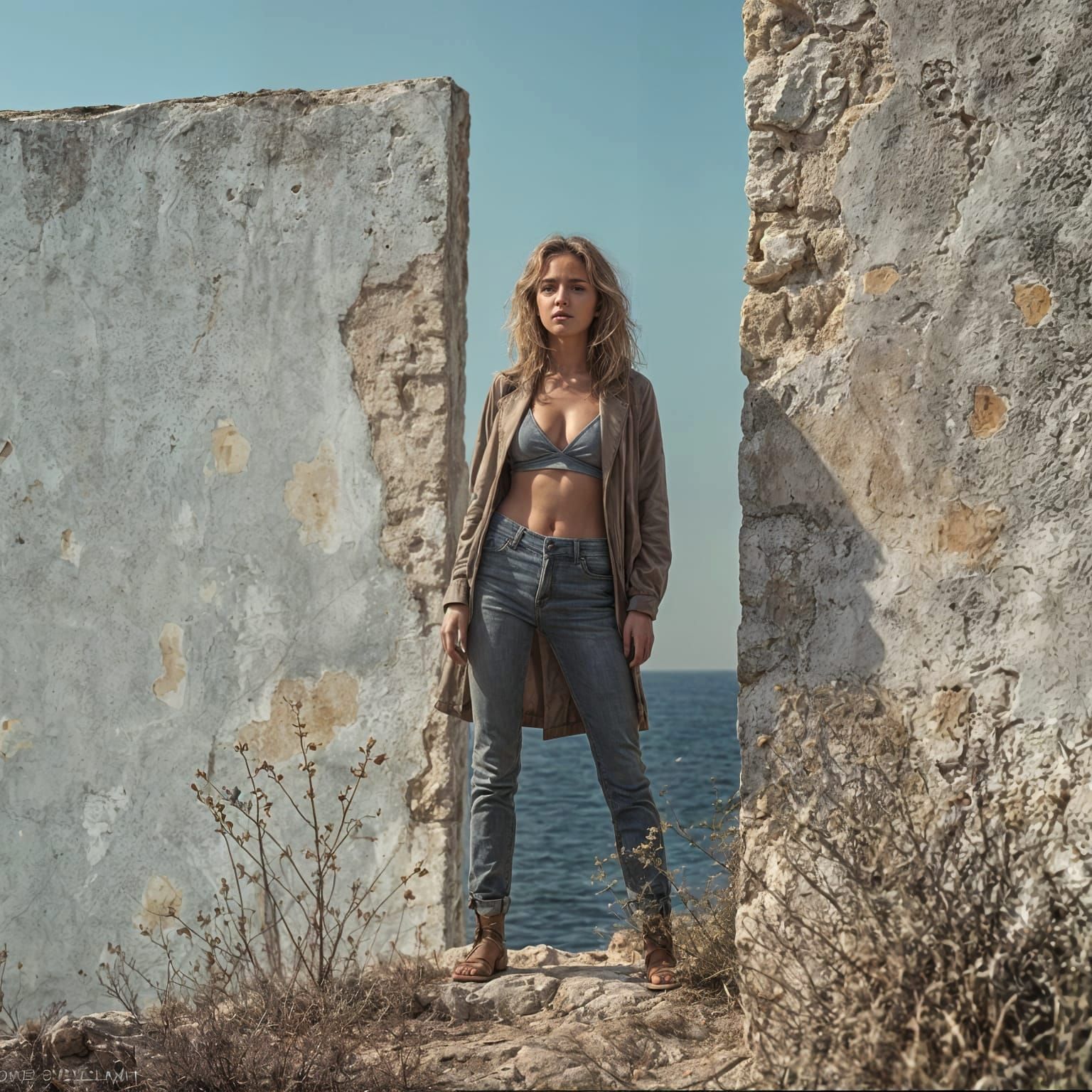 Photo shoot on the Mediterranean