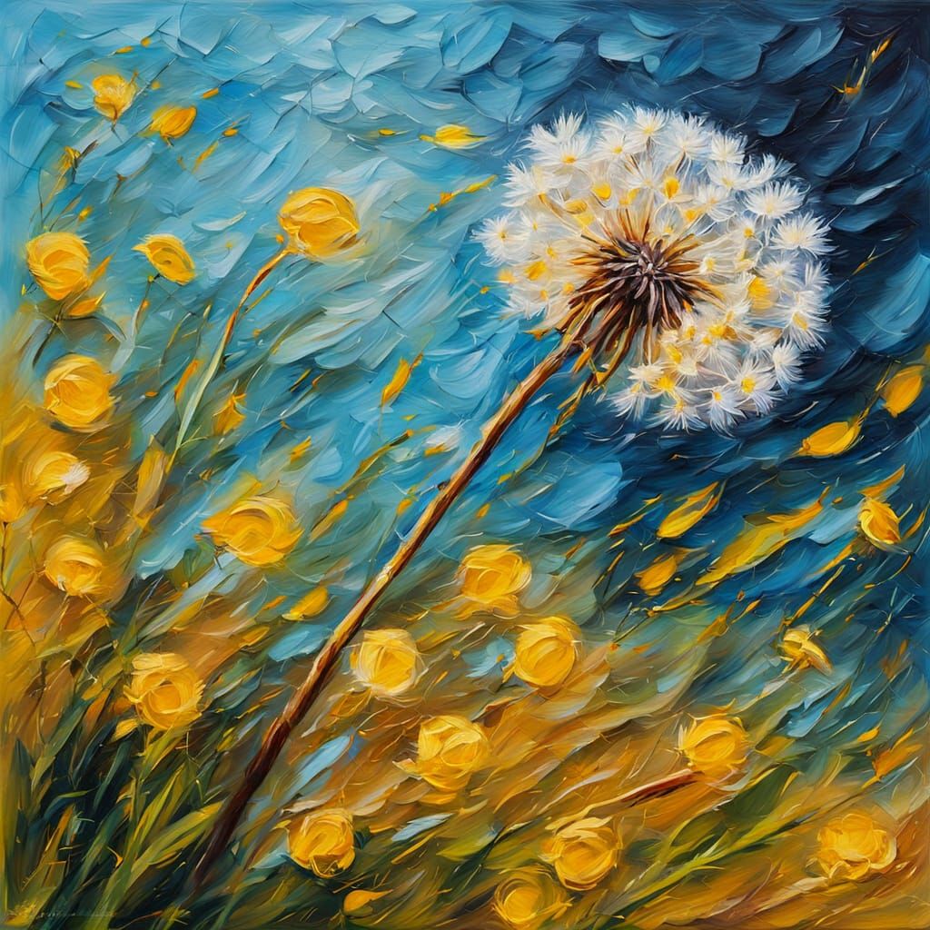 Impressionist Dandelion