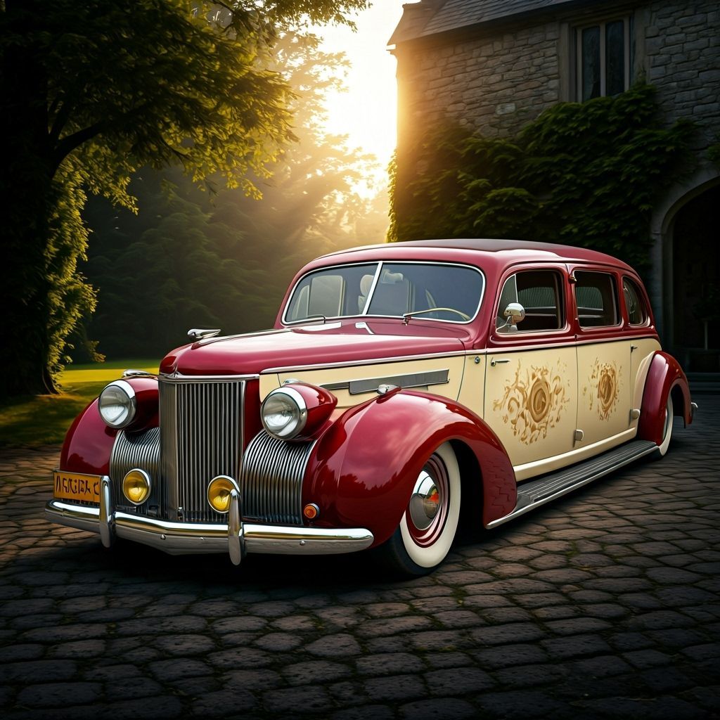 A large limousine from 1948