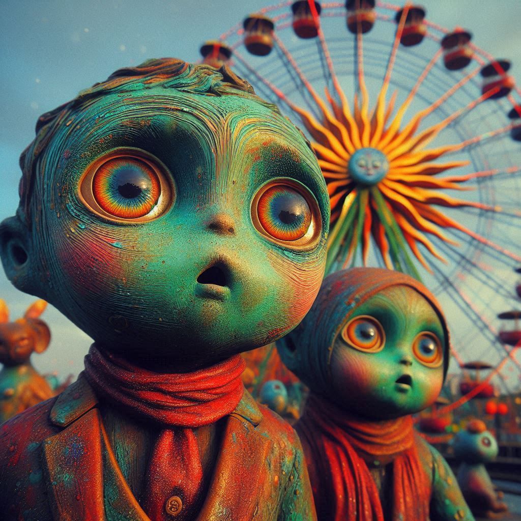 The amusement park you dream of on misty moonlit nights