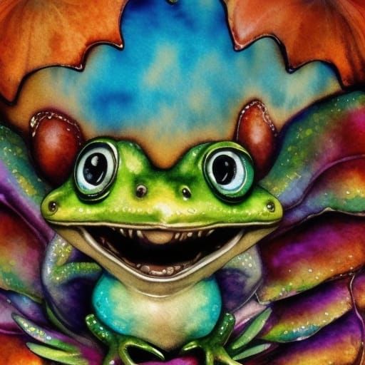 Happy frog