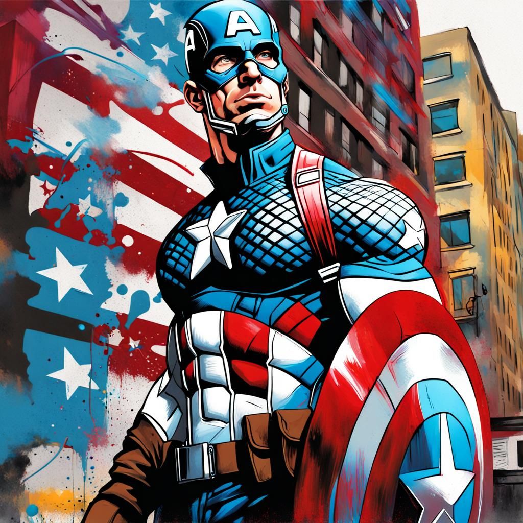 Steve Rogers - AI Generated Artwork - NightCafe Creator