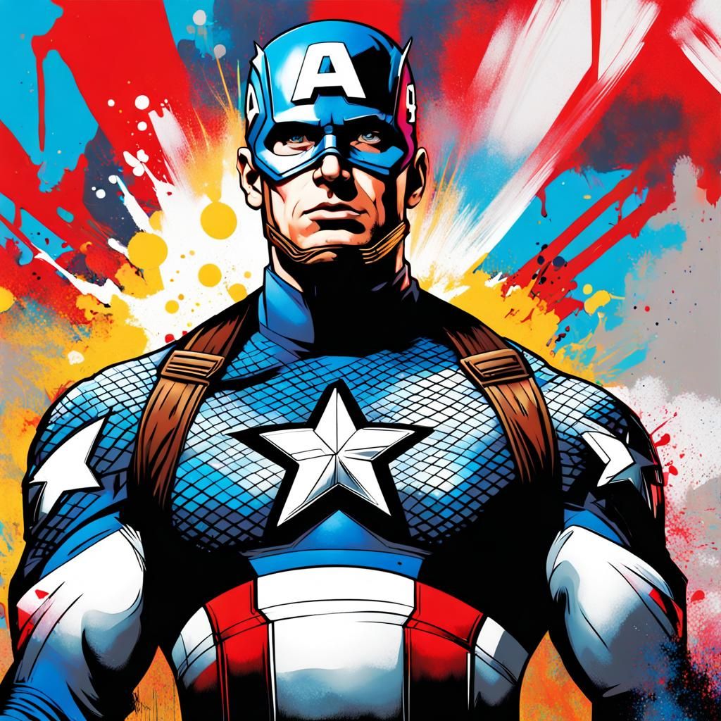 There’s no one like Steve Rogers - AI Generated Artwork - NightCafe Creator