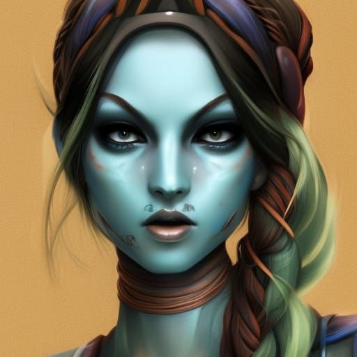 Female sea elf - AI Generated Artwork - NightCafe Creator