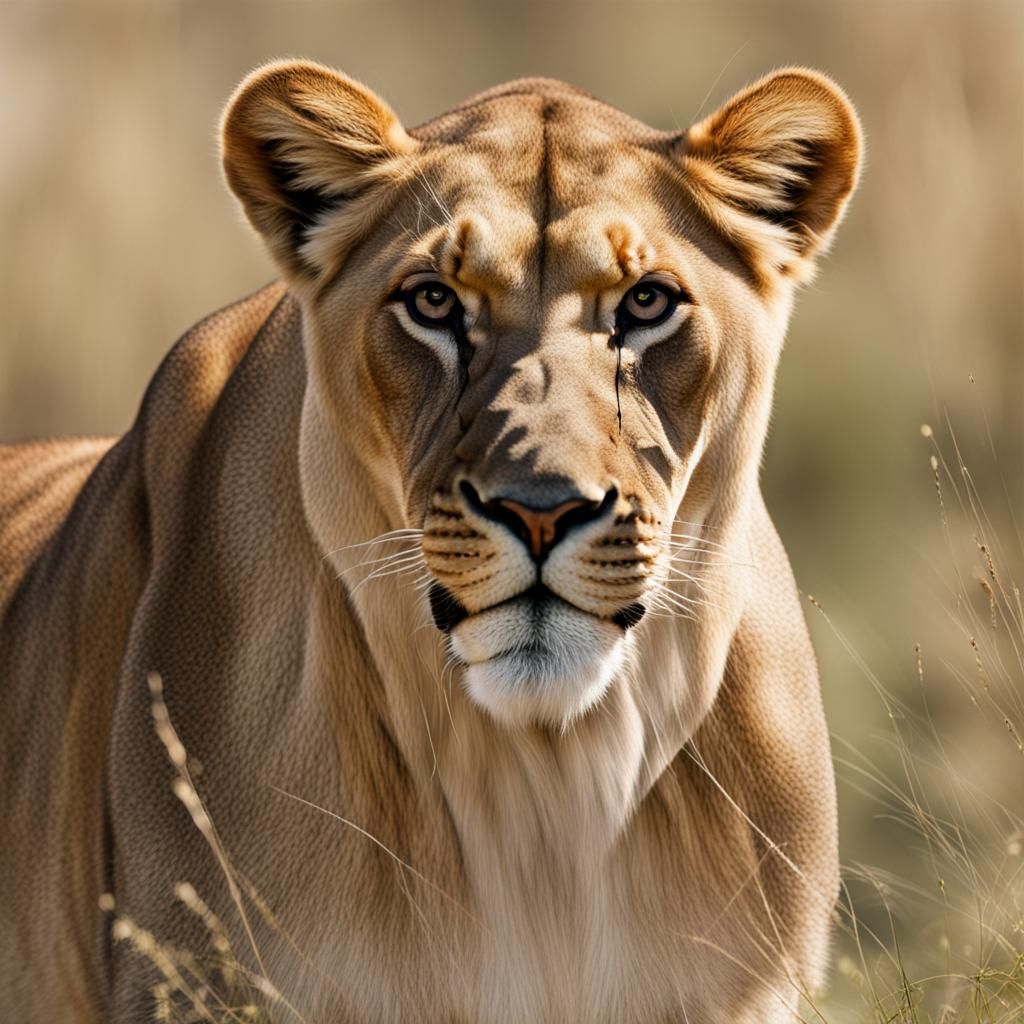 a lioness