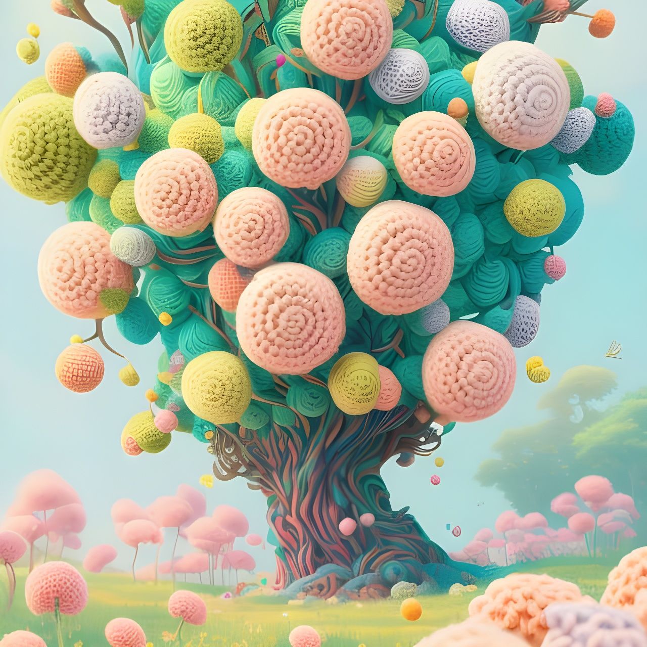 Wooly Tree of Life  by @Kle00