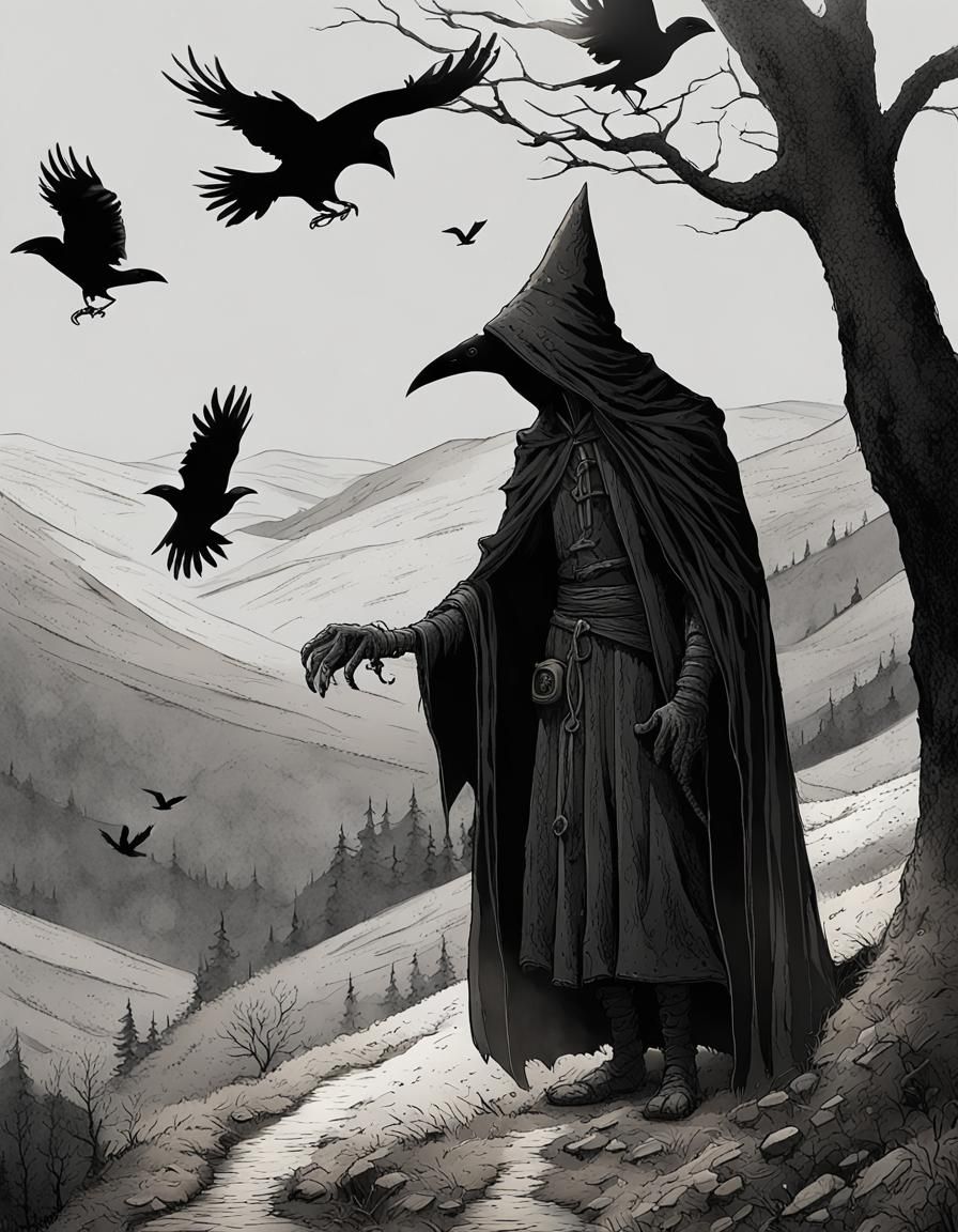 Orddu, ‘Very Black’, Last Witch of Pennant Gofid, the Valley...