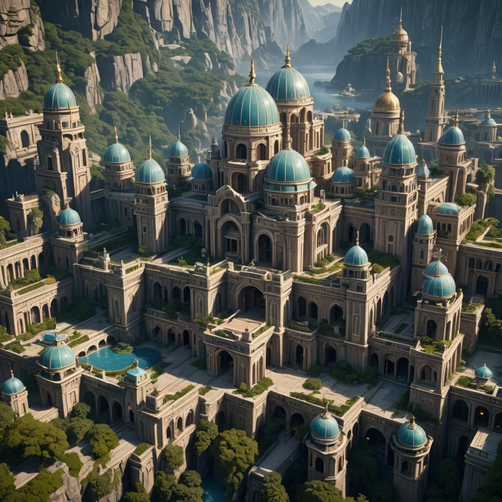 Theed Royal Palace - AI Generated Artwork - NightCafe Creator