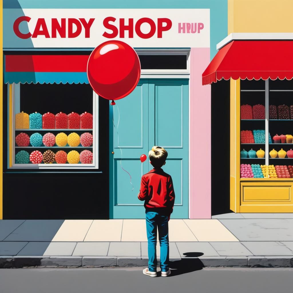 Boy at the Candy shop  by @Sherkhal