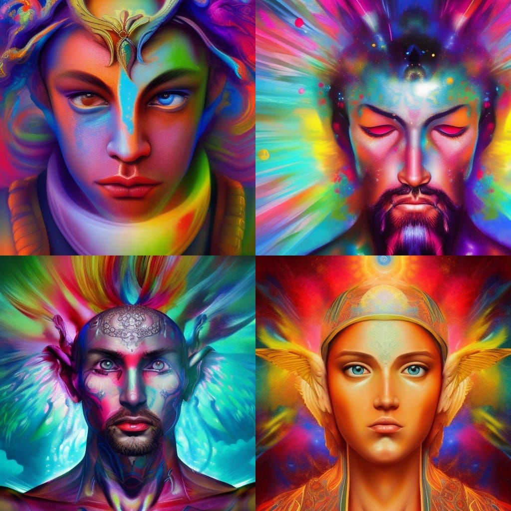 ascended masters - AI Generated Artwork - NightCafe Creator