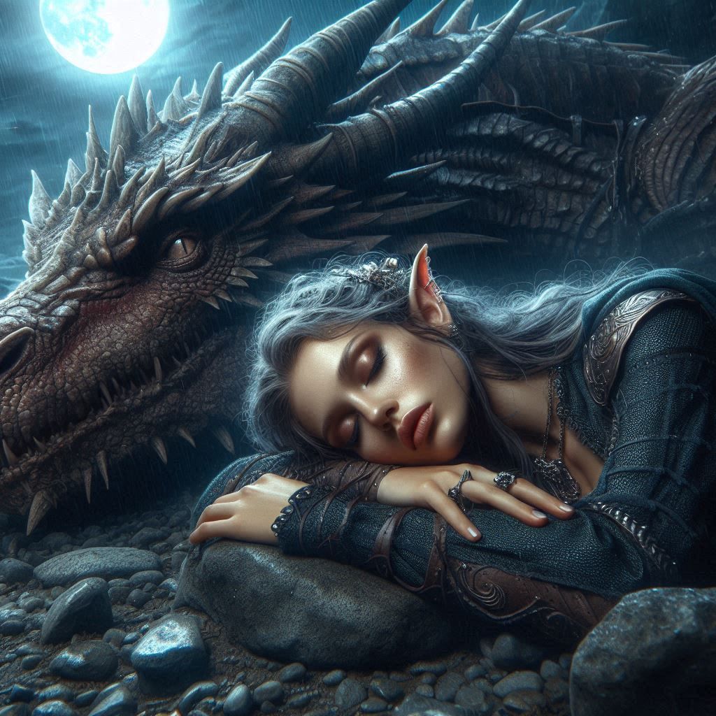 Elf Warrior and the Dragon 2