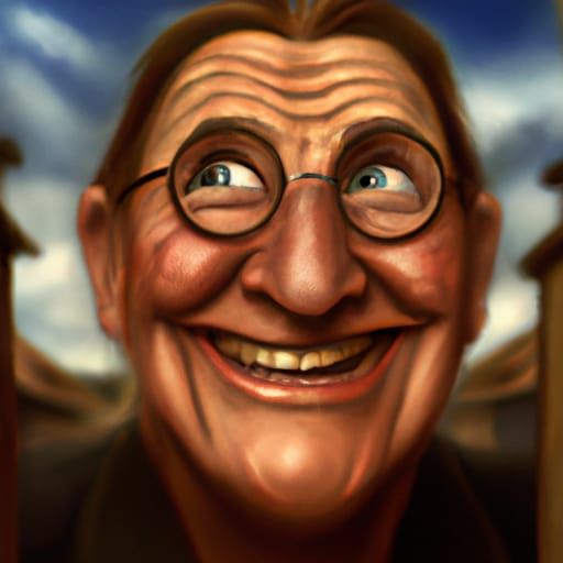 See how happy he is