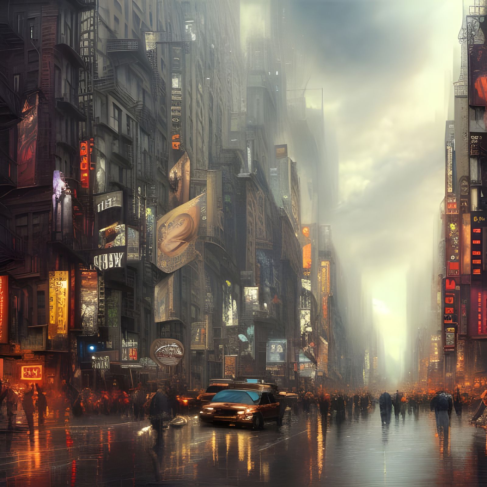 New York City - AI Generated Artwork - NightCafe Creator