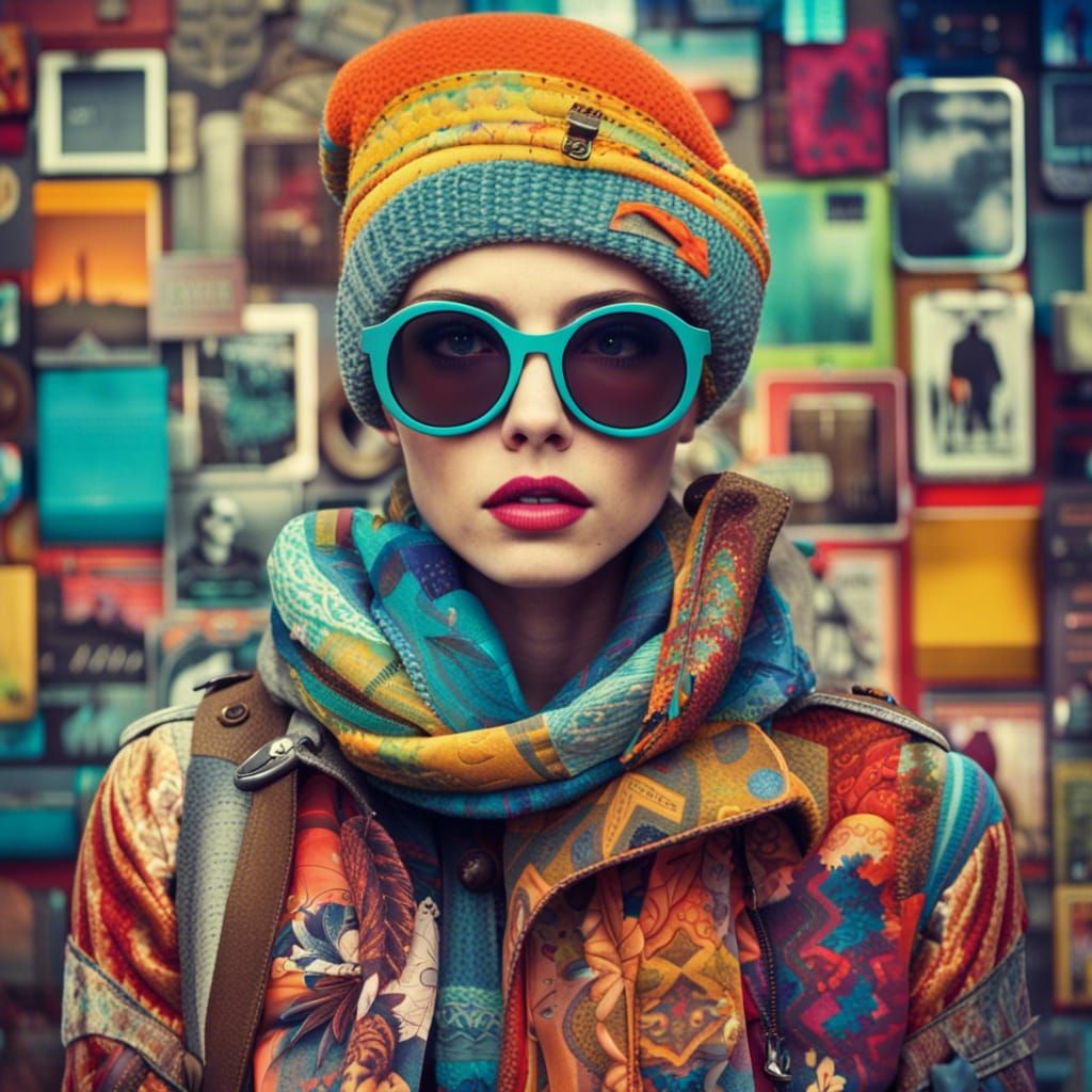 Chic female hipster fashion In A Variety Of Stylish Designs