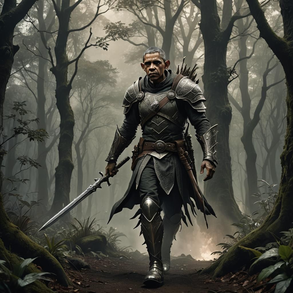 Obama halforcelf dark paladin 