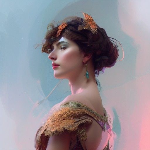 lady in beautiful outfit
