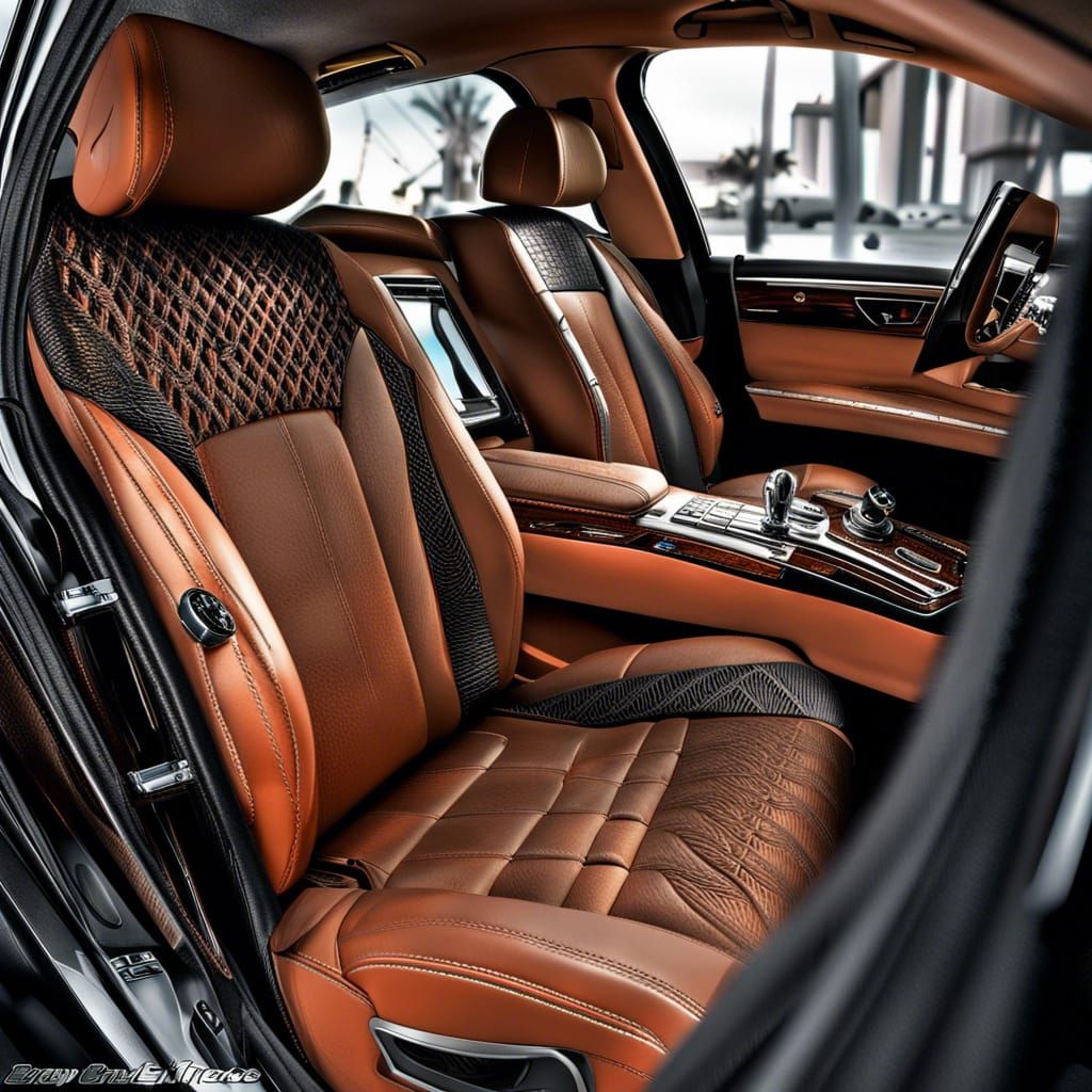 2003 BMW 745li custom interior carbon fiber accents