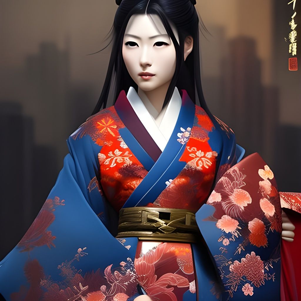 Japanese woman  by @Chirminth