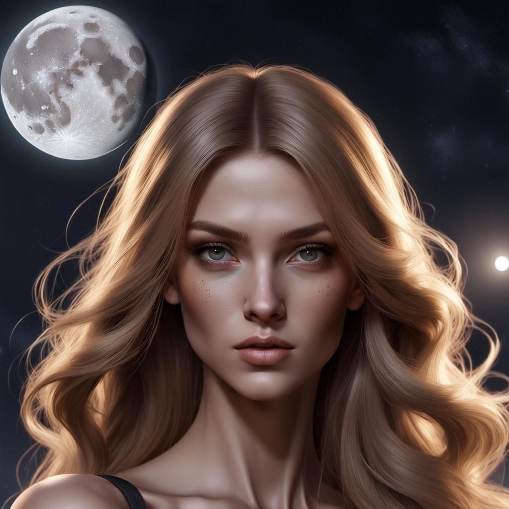 More beautiful than the Moon. - AI Generated Artwork - NightCafe Creator