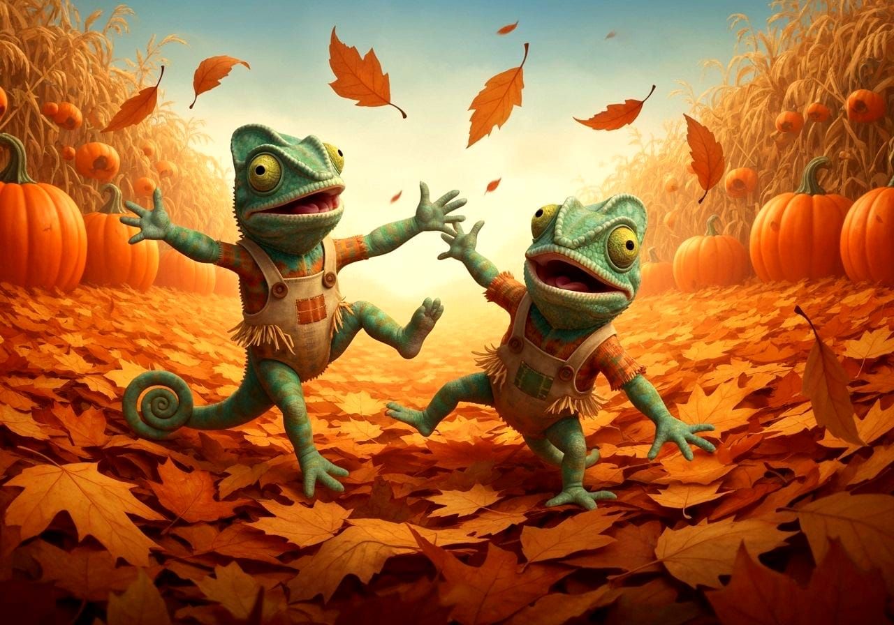 Leaping Lizards, it's Already Autumn!