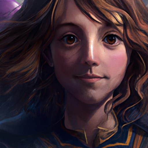 Hermione Granger - Ai Generated Artwork - Nightcafe Creator