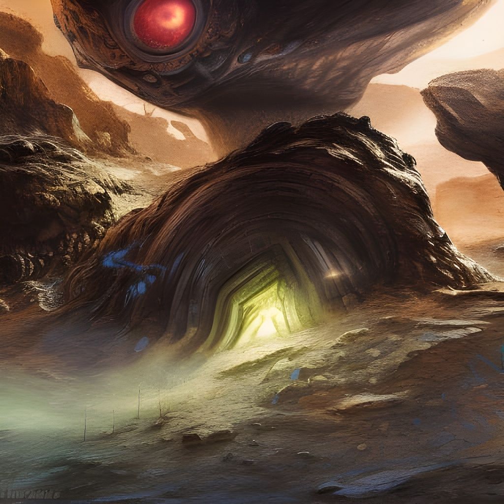 Alien Dig Site - AI Generated Artwork - NightCafe Creator