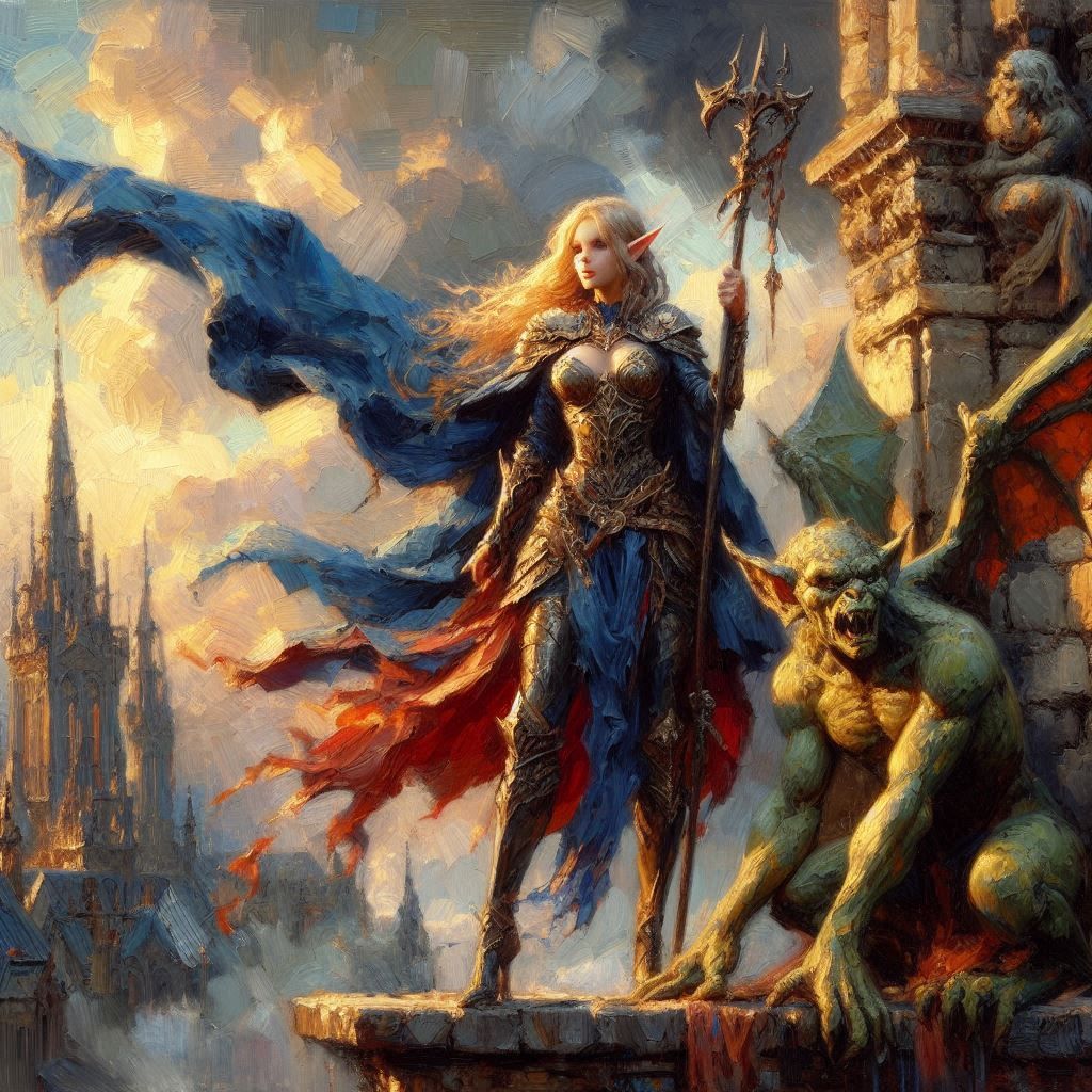 An Elf and a Gargoyle walk into a bar ...