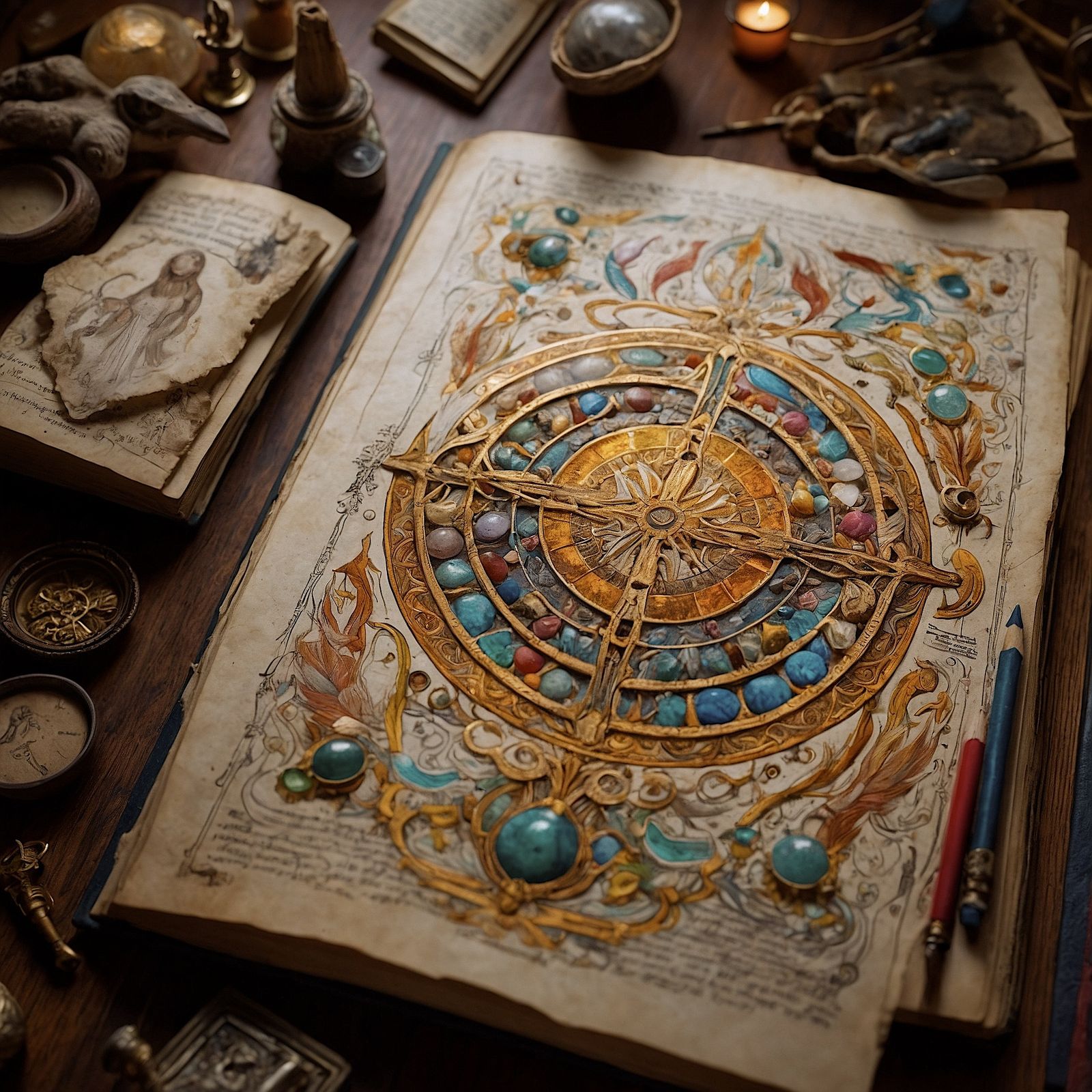 231 – In some cases the figures were decorated with turquoises and other hard stones cut, polished and set with an effec...