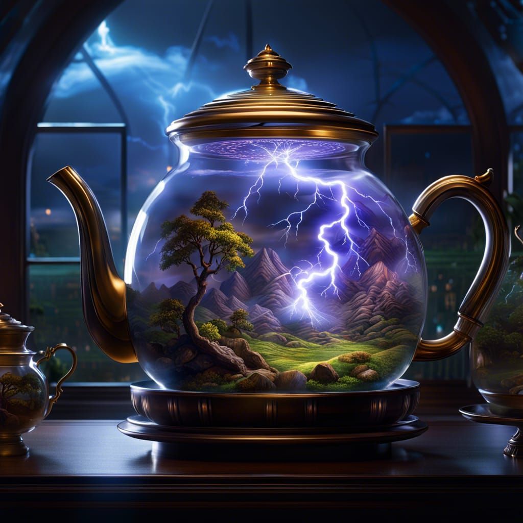 Tempest in a Teapot  by @Gothic Muse