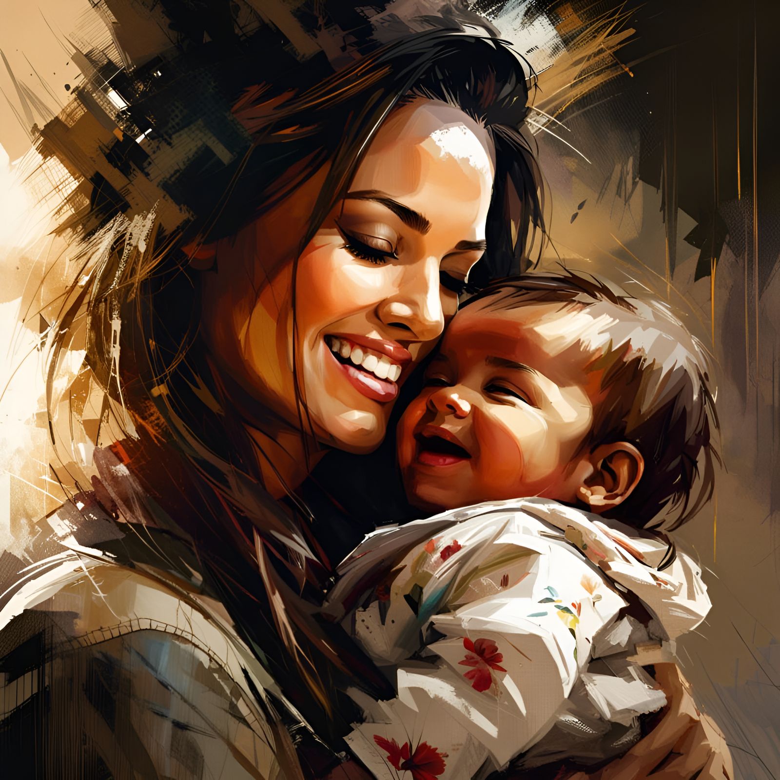  The greatest happiness 💓💕  by @Shilla