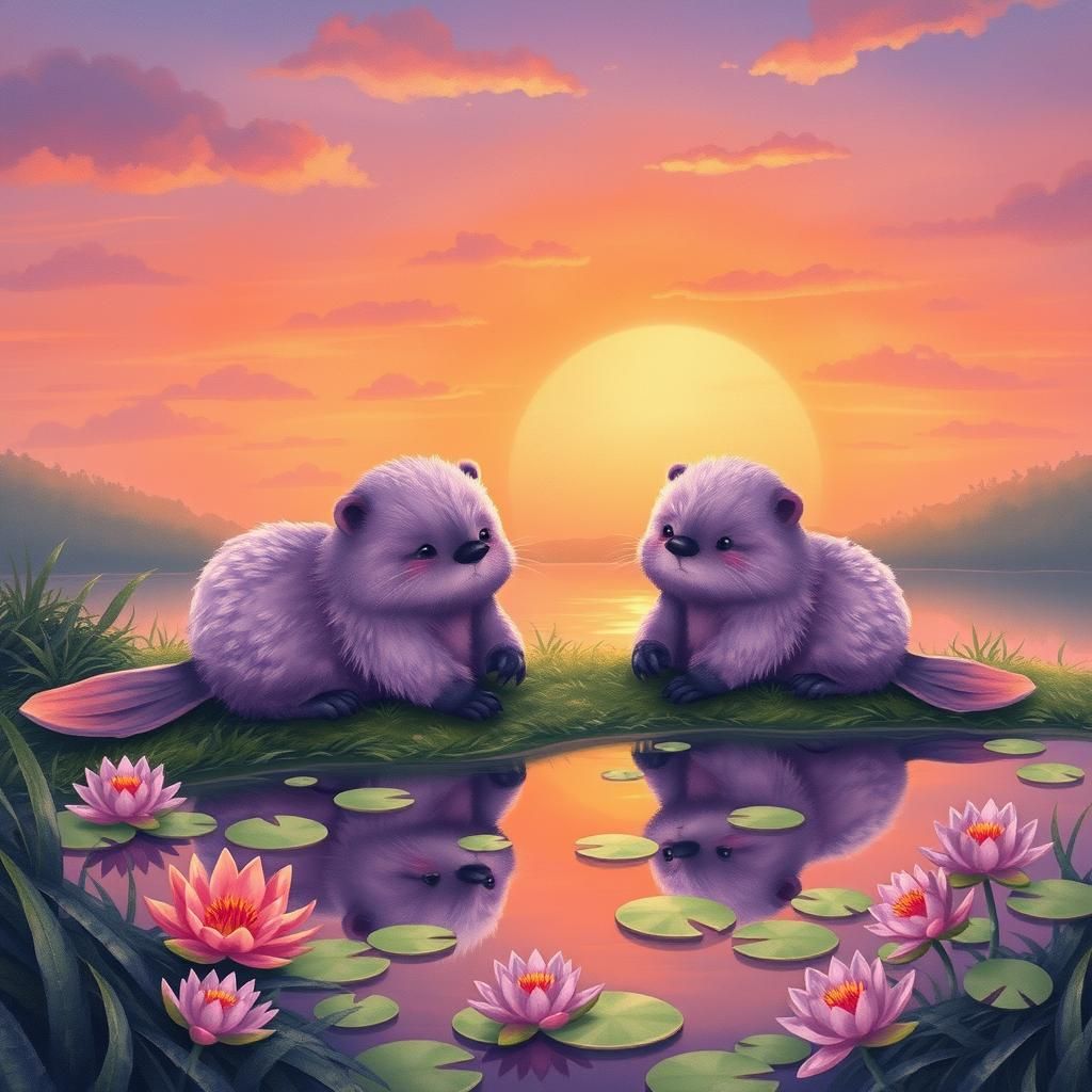 Cute Fluffy Beavers