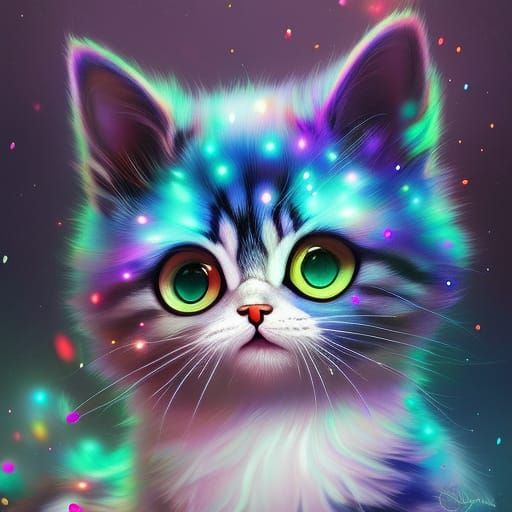 Kitty Sparkles  by @ReinaMagda