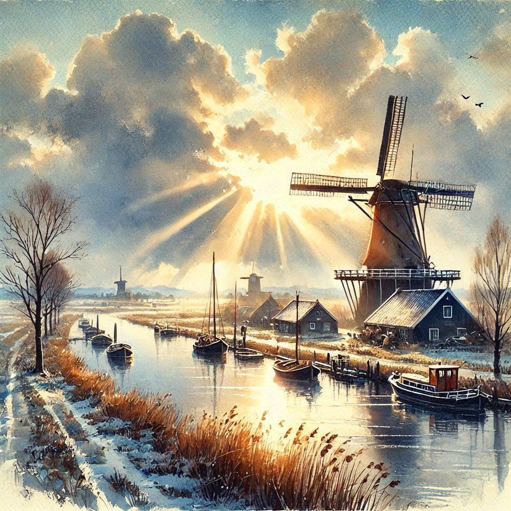 Winter Windmill
