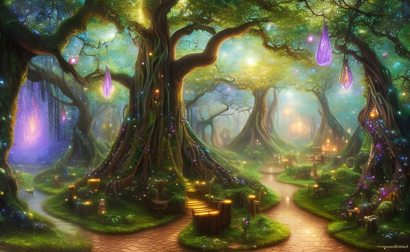 Enchanted Forest Clearing - AI Generated Artwork - NightCafe Creator