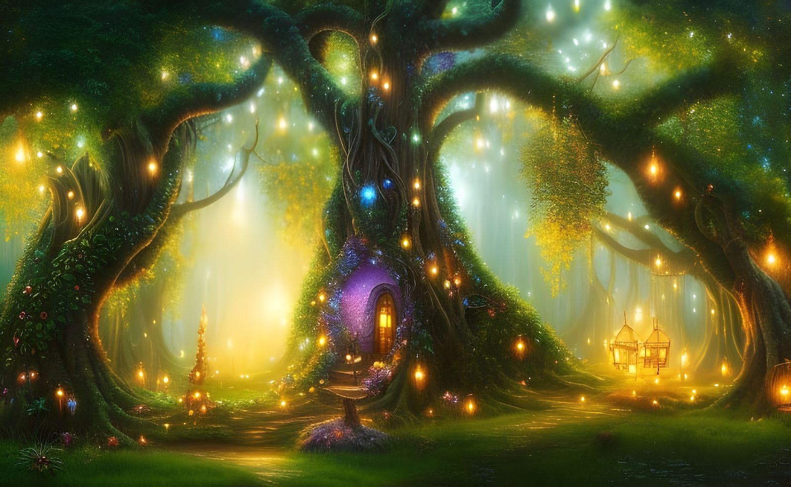 Enchanted Forest - AI Generated Artwork - NightCafe Creator