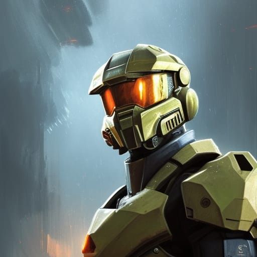 Master Chief - AI Generated Artwork - NightCafe Creator