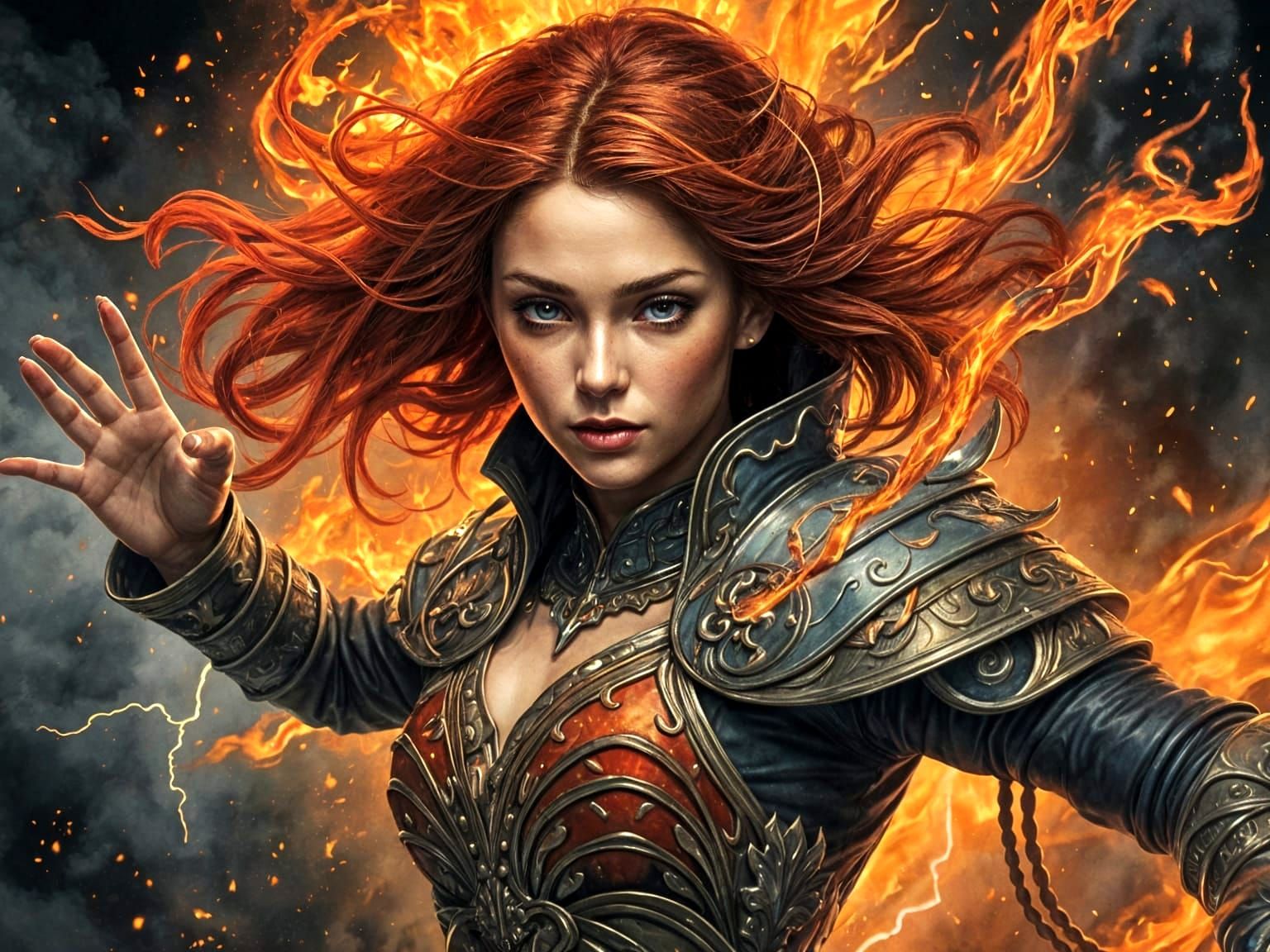 Serafinda, mage RPG character   by @That cinema teacher